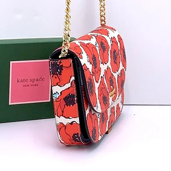 Kate Spade Kristi Poppy Printed
Flap Crossbody
Cream Multi with Light Go… - Picture 3 of 14